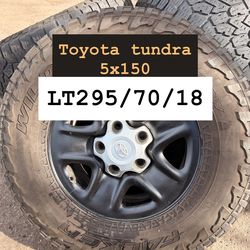 295/70/18 Toyota tundra 5x150