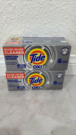 Tide laundry machine cleaner 2 boxes
