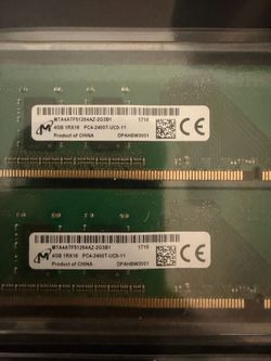 Ddr4 RAM 2400mhz 4X4gb (16gb total)