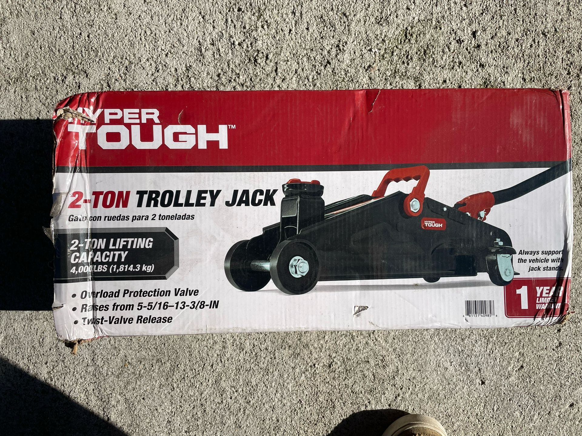 HyperTough 2-Ton Trolley Jack