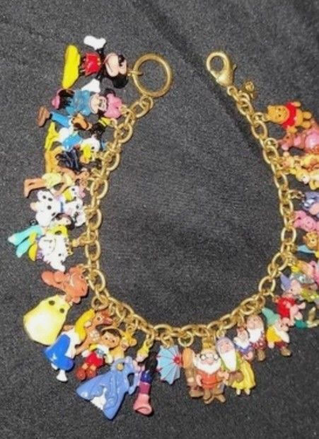 Vintage Bradford Exchange 37 Disney Character bracelet