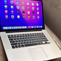 Apple MacBook Pro 15” Retina I7/16GB/500GB SSD $350