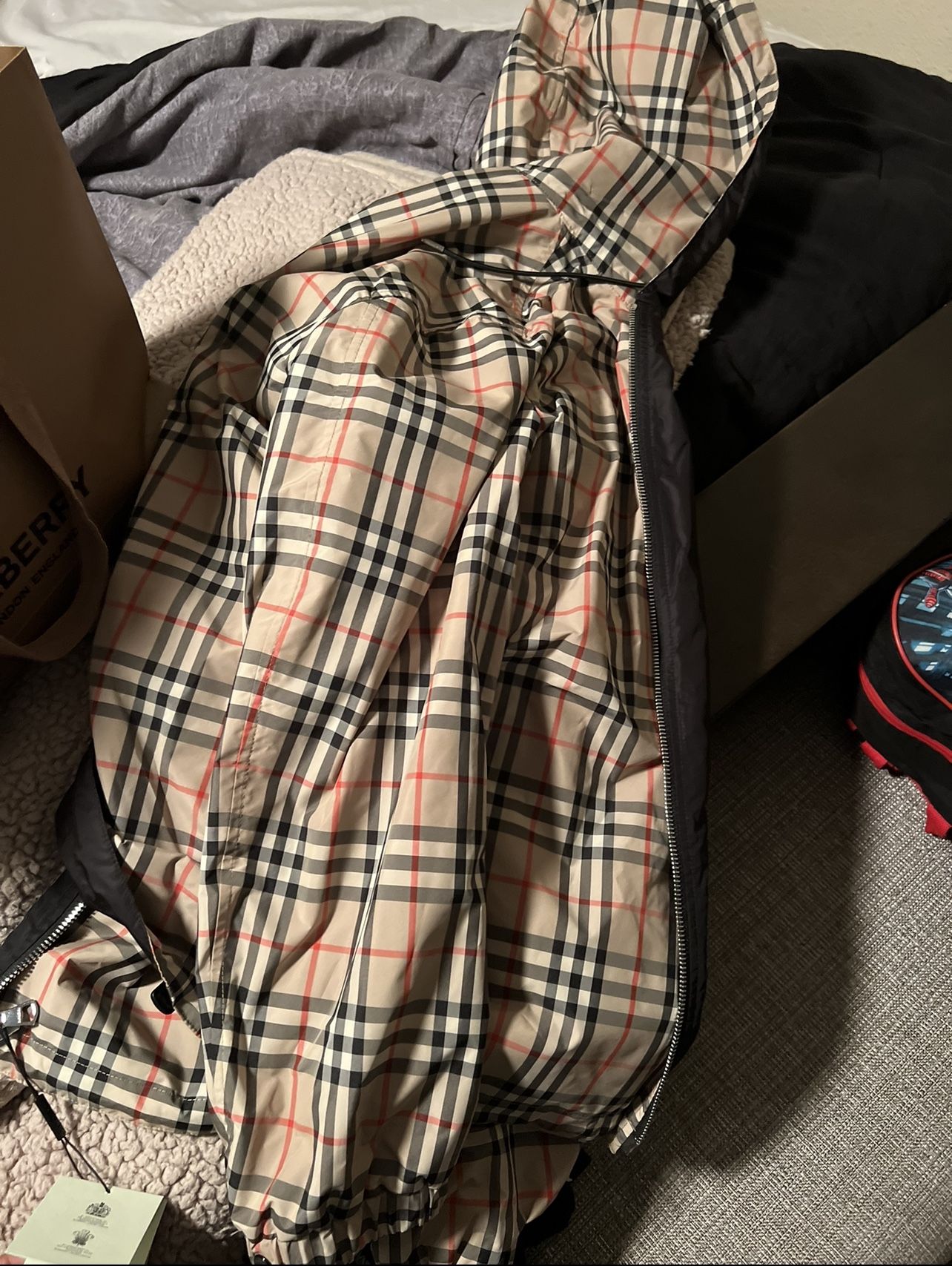 Official Burberry Hoodie Jacket 