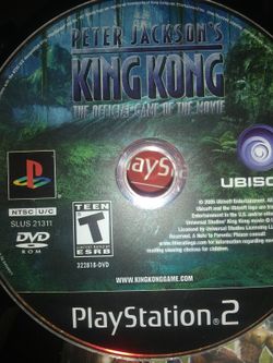 Peter jackson king kong ps2 game