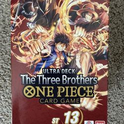 ONE PIECE THE THREE BROTHERS ULTRA STARTER DECK [ST-13] BRAND NEW