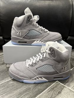 Nike Jordan 5 wolf grey size 10 men’s new RETAIL