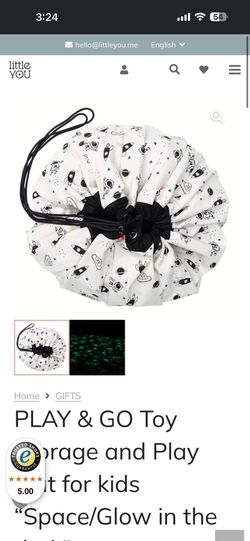 Large astronaut toy bag string
