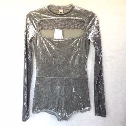 HAHt Hot As Hell Velour Bodysuit 