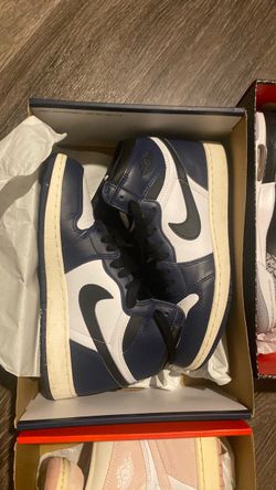 Jordan 1 navy blue/black 7y
