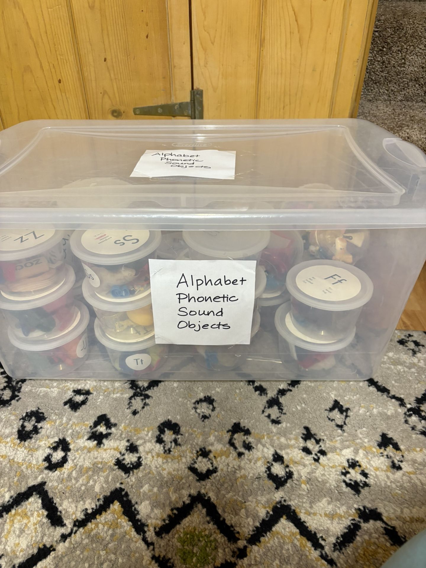 Alphabet Sounds Objects Teaching Tubs