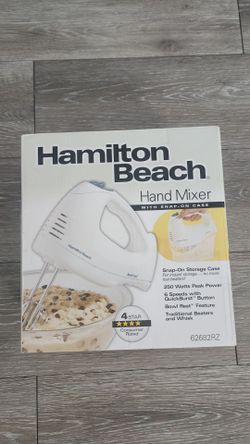 Hamilton Beach Electric Hand Mixer-White