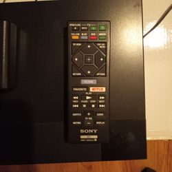 Sony DVD Player Wireless Lan Bulit In.