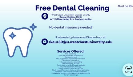 Free Dental Cleaning