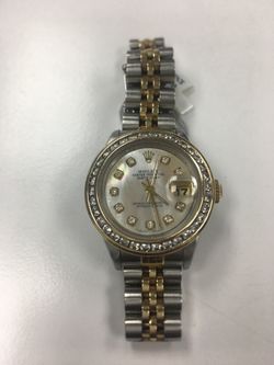Pre owned rolex ladies watch 26 mm twotone