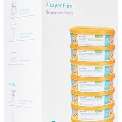 Munchkin® Arm & Hammer Diaper Pail Refill Rings, Holds up to 2,176 Newborn Diapers, 8 Pack