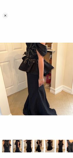 Black evening gown