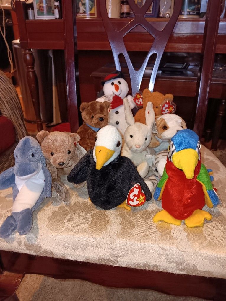 Beanie Baby Lot With Tag Mistakes On Some