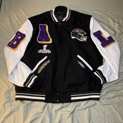 Brand New Baltimore Ravens Leatherman Jacket