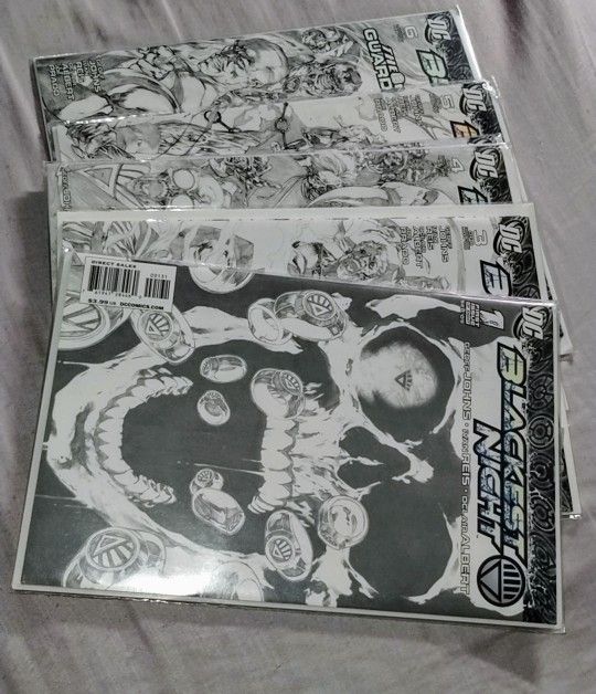 DC Comics Blackest Night 1,3,4,5,6
