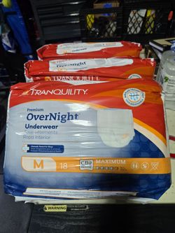 Tranquility Premium OverNight Underwear Size M – 3 Packs