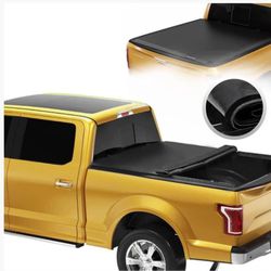 2019-2024 Chevy Silverado/GMC Sierra 1500 New Body Style Fleetside 6.6 ft Bed Soft Roll Up Truck Bed Tonneau Cover, New in Box