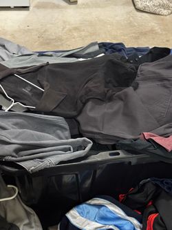 Lots of men’s clothes more than shown