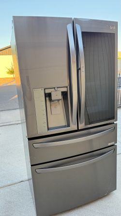 REFRIGERATOR LG 4 DOORS COUNTER DEEP BLACK STAINLESS STEEL