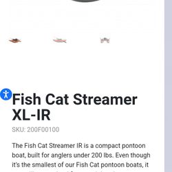 Outcast FishCat Pontoon Raft XL-IR