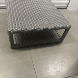 Wicker Table $90, And Desk $40