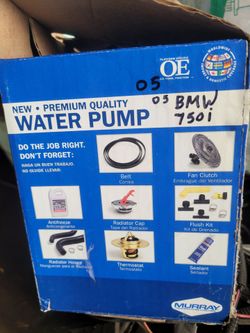 Water pump for bmw