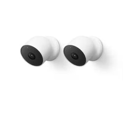 Google Nest Cam (Battery) - Indoor and Outdoor Wireless Smart Home Security Camera - 2 Pack New $220