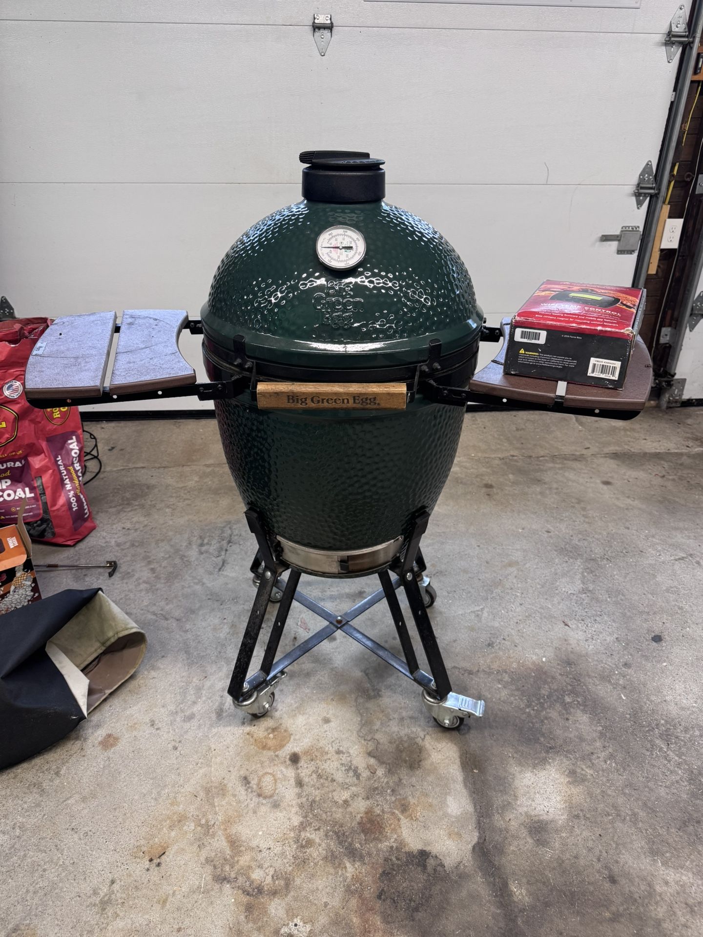 Large big Green egg And Accessories