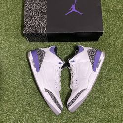 Jordan 3s Retro Dark Iris Size 12 Men $170.00