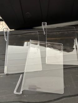 Clear Acrylic Display Easel Stands Set