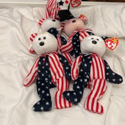 Lefty Donkey4 Spangle Teddys One With Pink Face