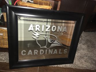 New Arizona Cardinals man cave mirror