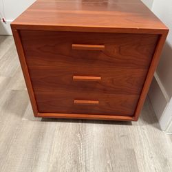 100% Cherry Wood Night Stand