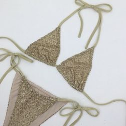 Gold Glitter Bikini