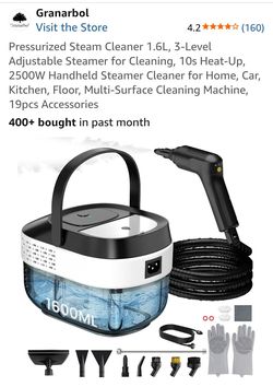 BRAND NEW PRESSURIZED HANDHELD STEAM CLEANER