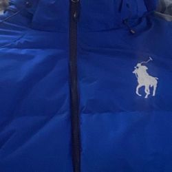 Authentic men's Ralph Lauren Polo Blue Heavy Coat 3XL