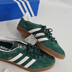 ADIDAS GAZELLE Indoor Collegiate Green CLOUD  WHITE GUM Style JI2062