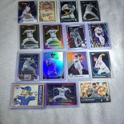 Clayton Kershaw 15 Card Lot. Retiring This year