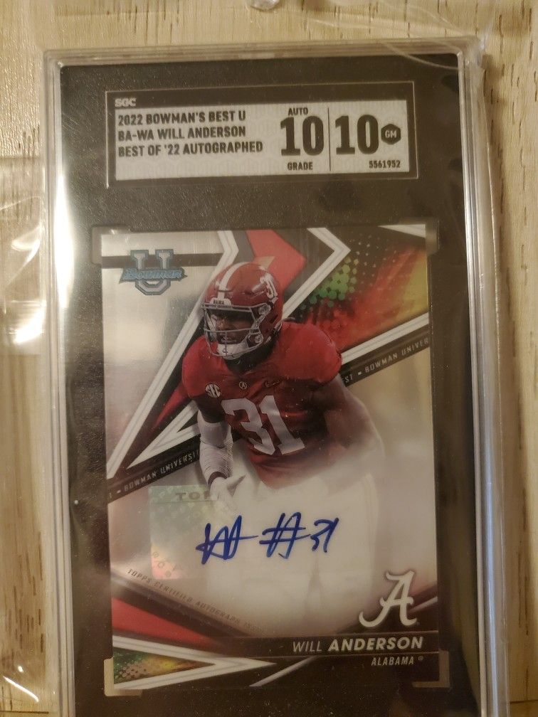 Will Anderson Autographed