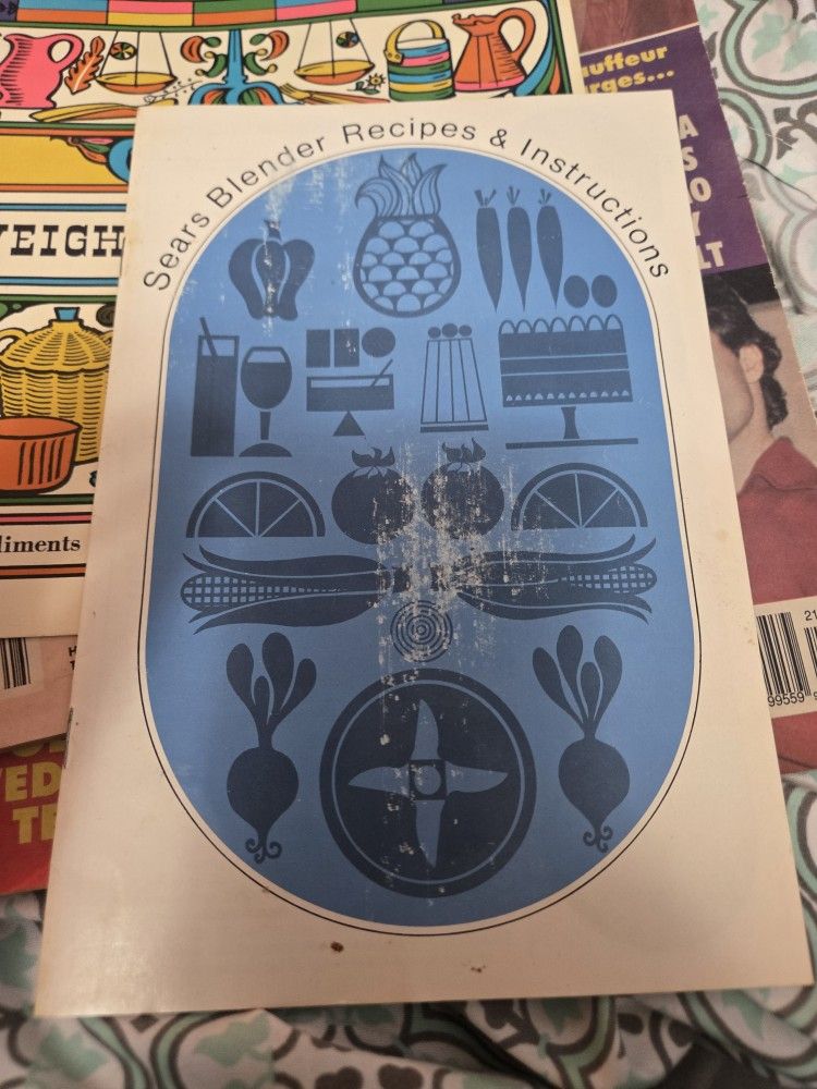 VINTAGE SEARS BLENDER  Recipes And instructions
