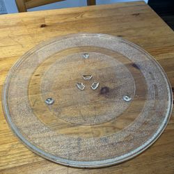 OEM Samsung Microwave Glass Turntable Plate 14.2" - For ME21DG6300SRAA ME21DG6300SR/AA & More