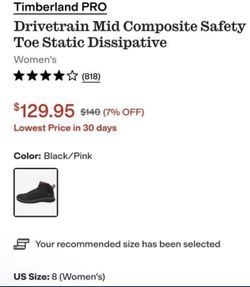 Timberland PRO Woman’s Safety Shoe