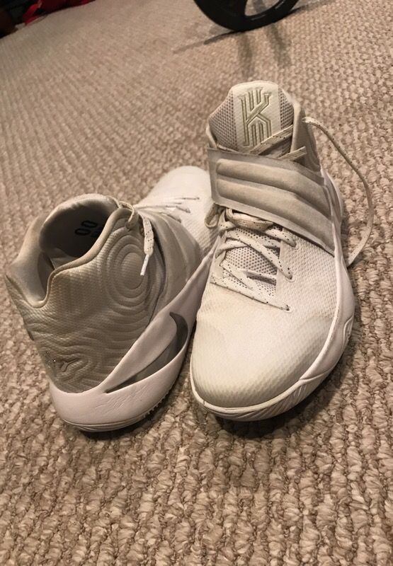 All white kryie 1