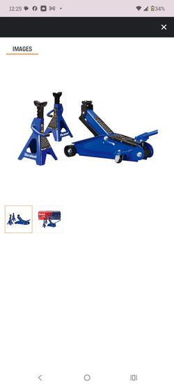 2 Ton Trolley  Jack and Jack Stand