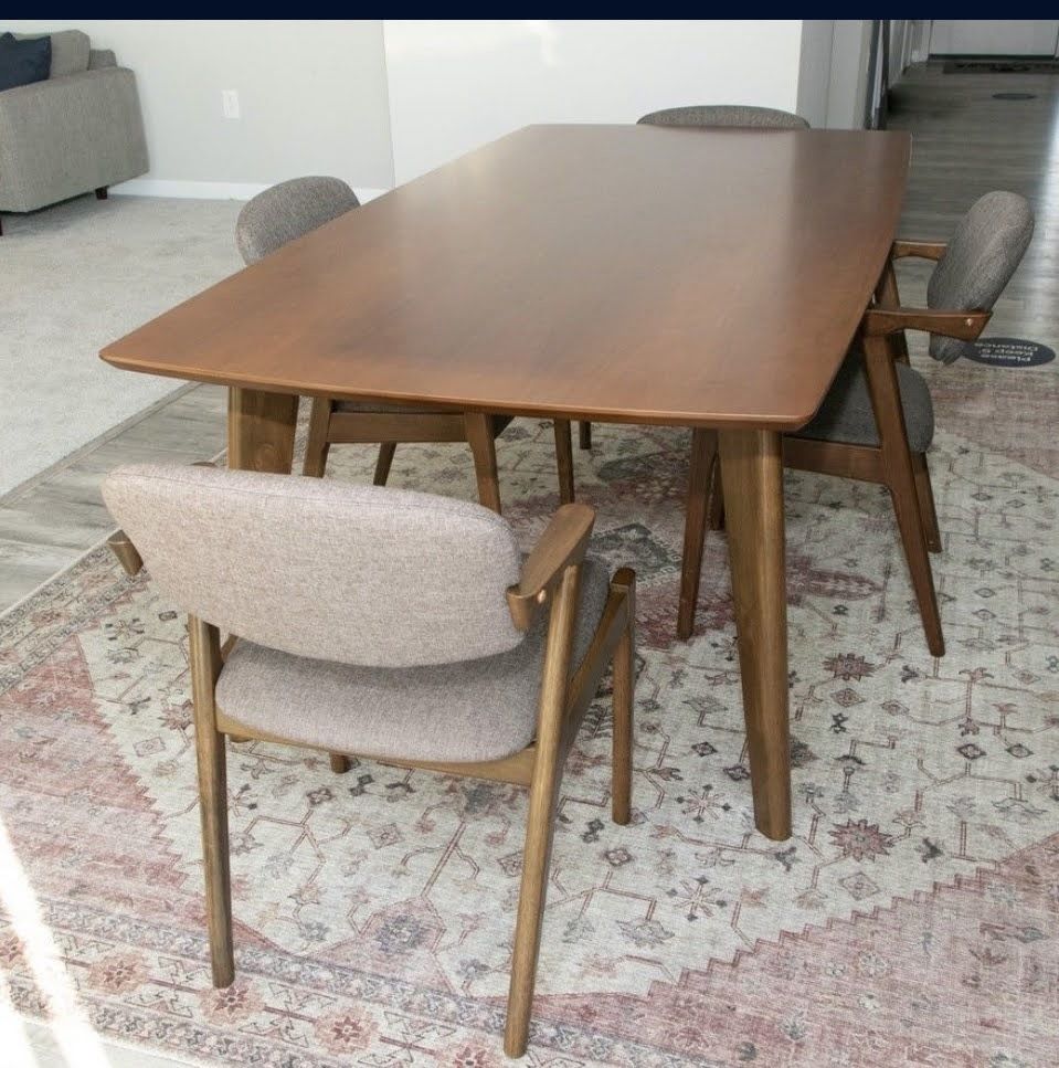 Malone Dark Walnut & Grey Dining Room Sets