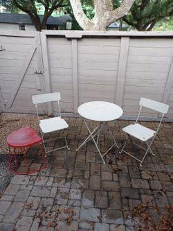 Patio table and chairs